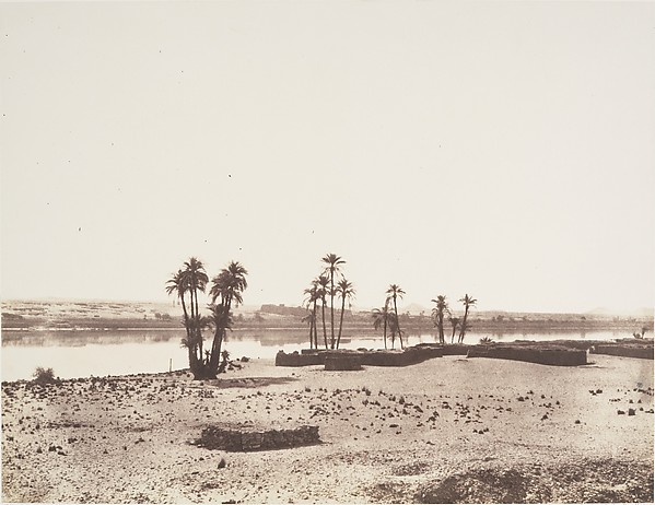 Félix Teynard, Dakkeh, Village et Rives du Nil