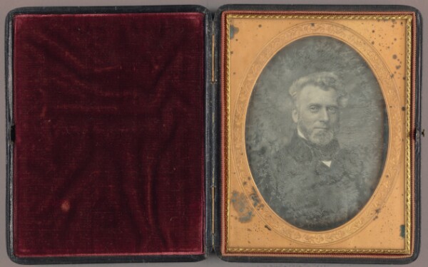 Unknown, [Portrait of a Seated Man with Fringe Beard]