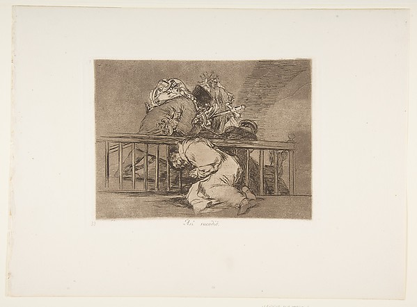 Goya (Francisco de Goya y Lucientes), Plate 47 from "The Disasters of War" (Los Desastres de la Guerra): 'This is how it happened' (Así sucedió)