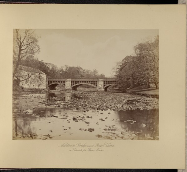 Thomas Annan, Addition to Bridge across River Kelvin