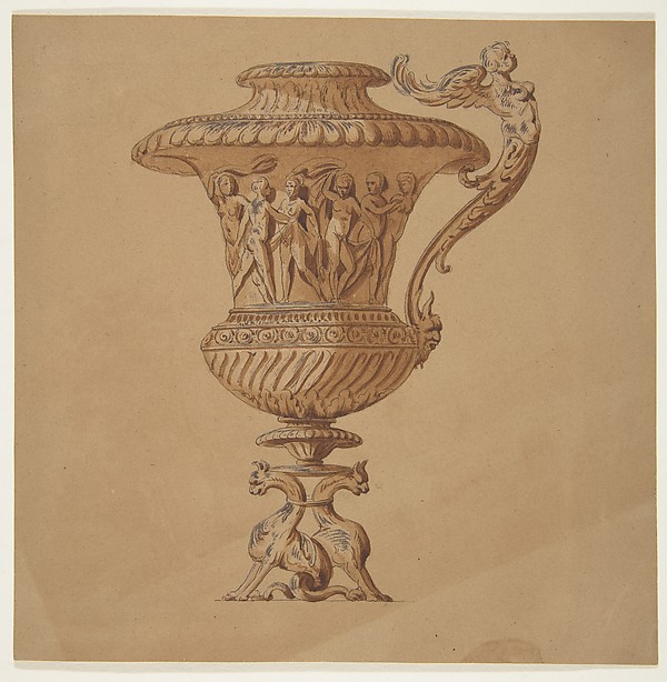 Anonymous, French, 19th century, Design for a vessel