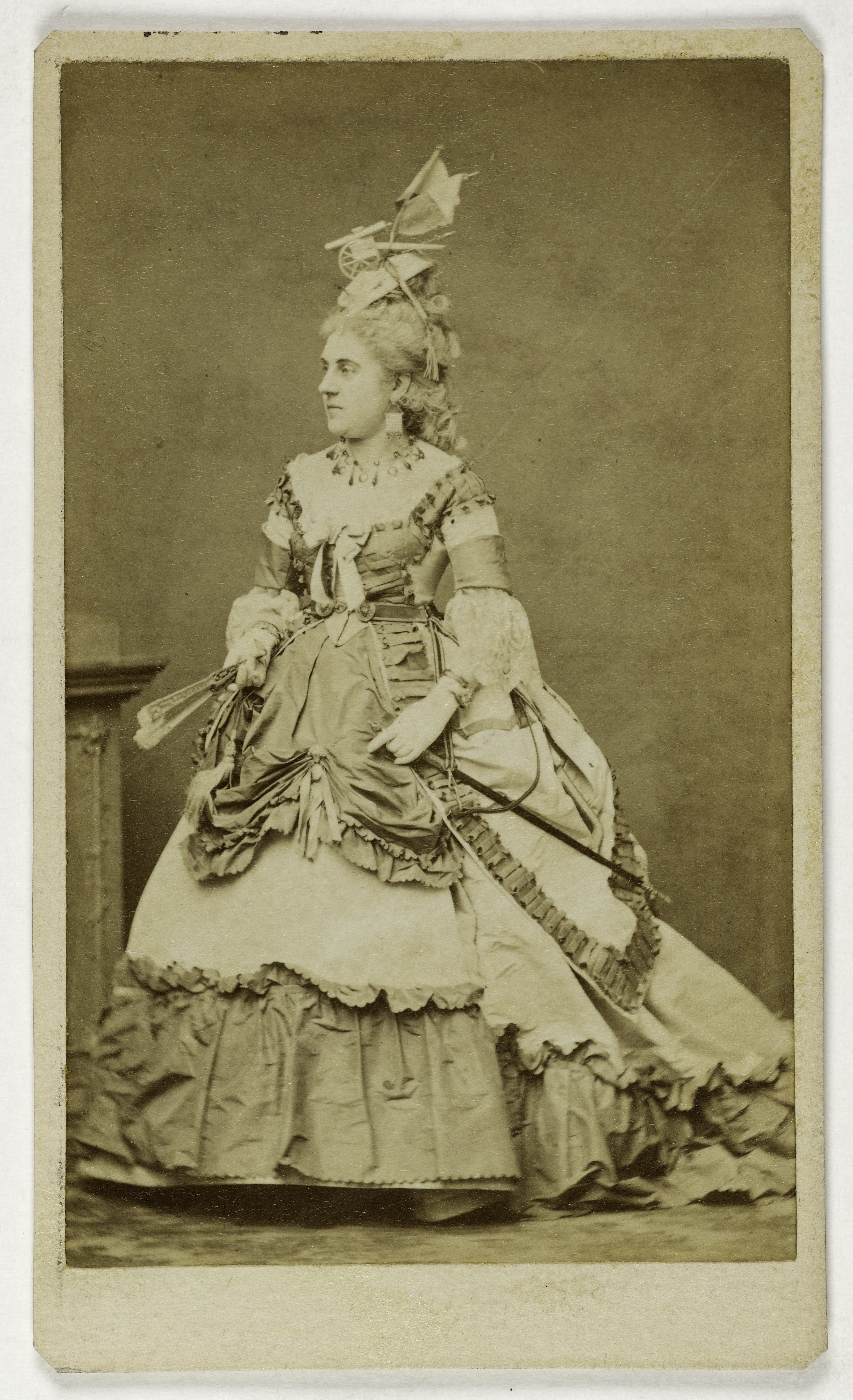 Anonyme, Portrait de Herber, (actrice au théâtre de la Gaité)