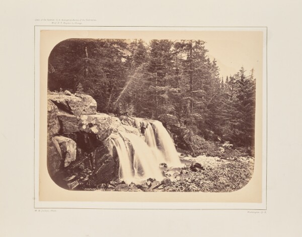 William Henry Jackson, Cascade from Mount Blackmore