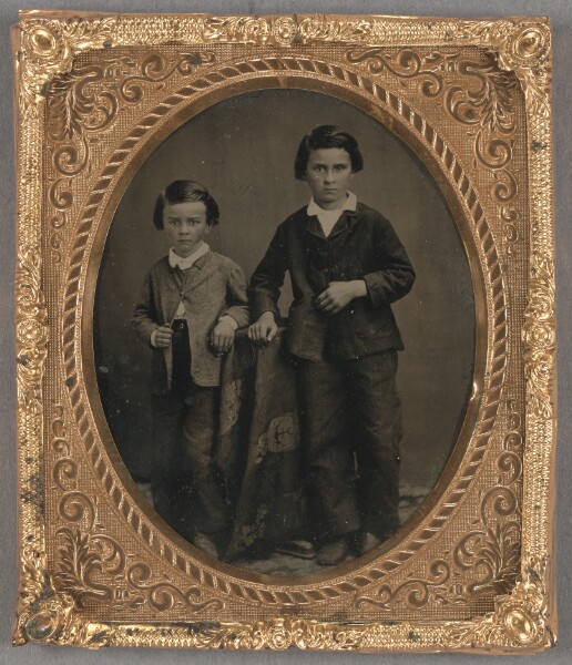 Unknown, [Portrait of Two Boys standing]
