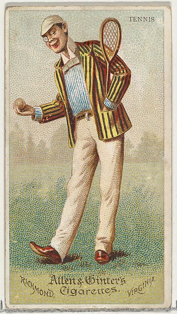 Allen & Ginter, Tennis, from World's Dudes series (N31) for Allen & Ginter Cigarettes