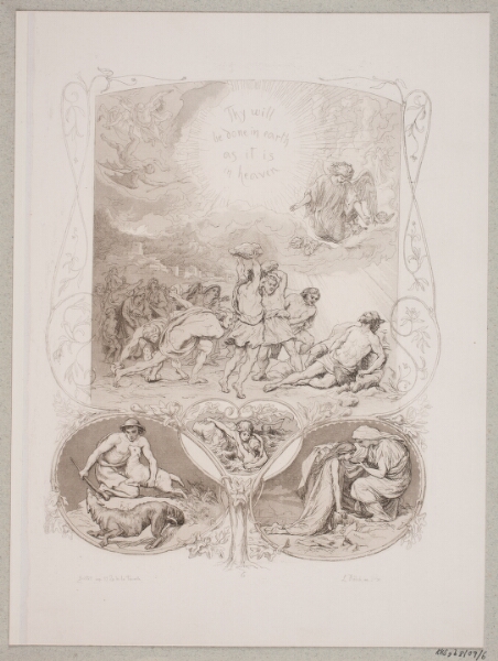 Lorenz Frølich, Illustration til "The Lord's Prayer"