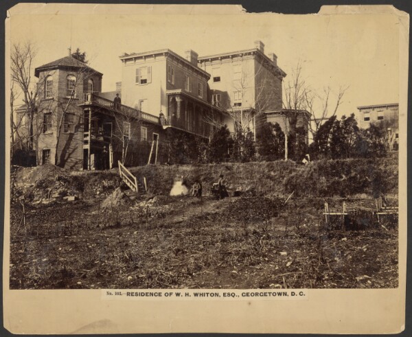 A. J. Russell, No. 103. Residence of W.H. Whiton Esq. Georgetown, D.C.