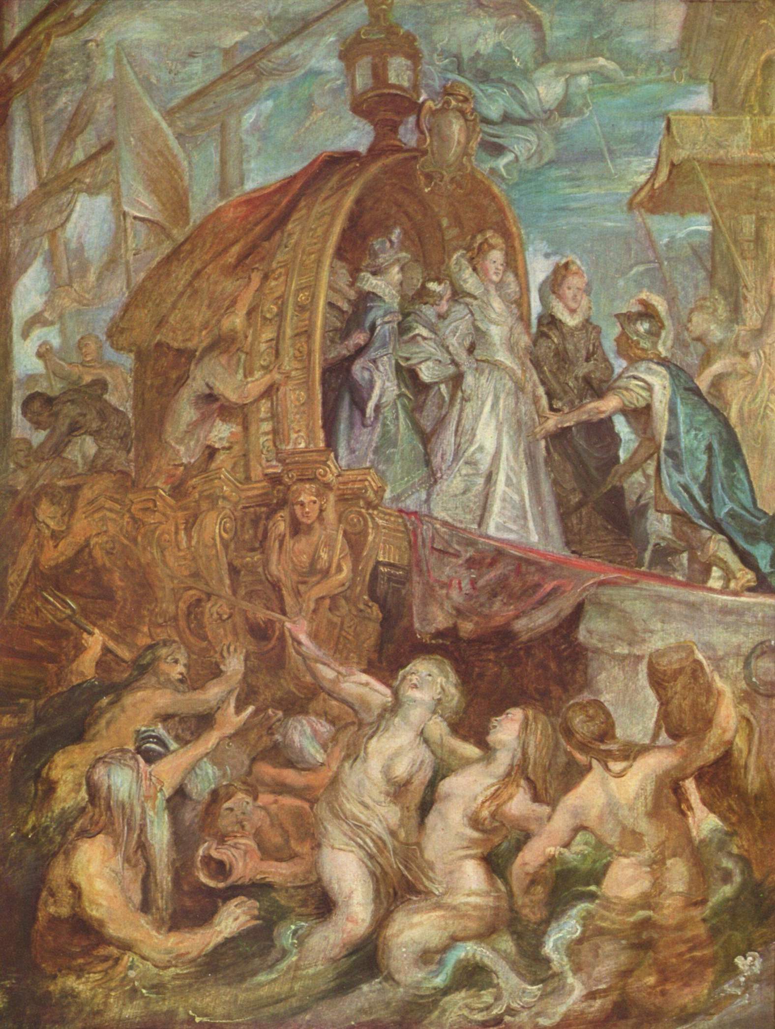 Peter Paul Rubens, The Landing in Marseilles (Sketch for the Medici Cycle)