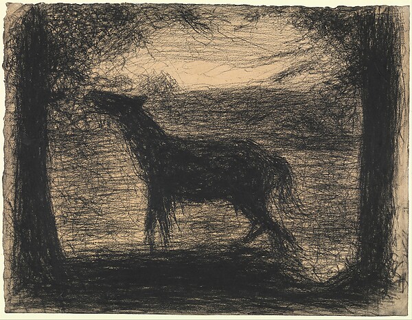 Georges Seurat, Foal (Le Poulain) [also called "The Colt"]
