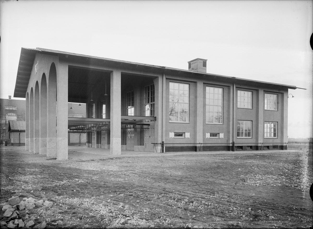Paul Sandberg, Köttbesiktningsbyrån, Strandbodgatan 3, kvarteret Hovstallängen, Kungsängen, Uppsala cirka 1930