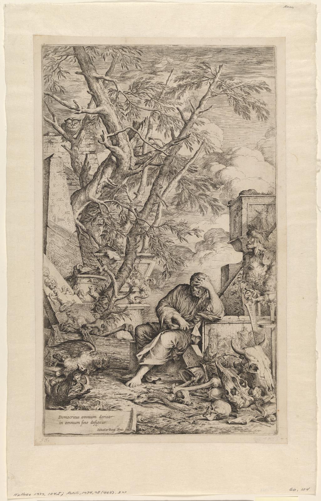 Salvator Rosa, Demokrit, hensunket i betragtninger