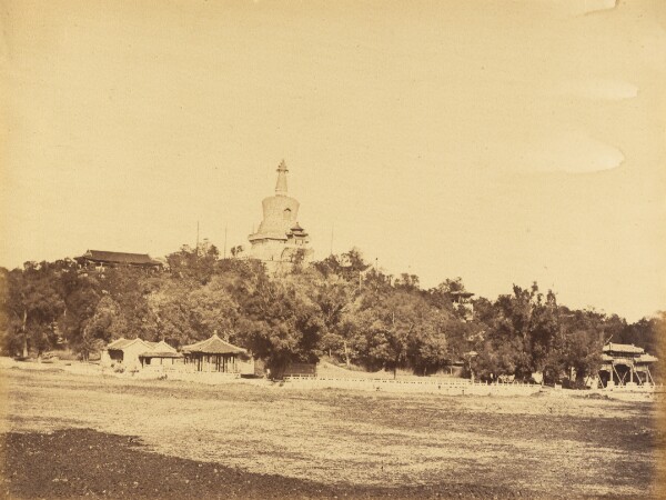Felice Beato, The Great Pagoda on the Imperial Winter Garden Palace, October 29, 1860