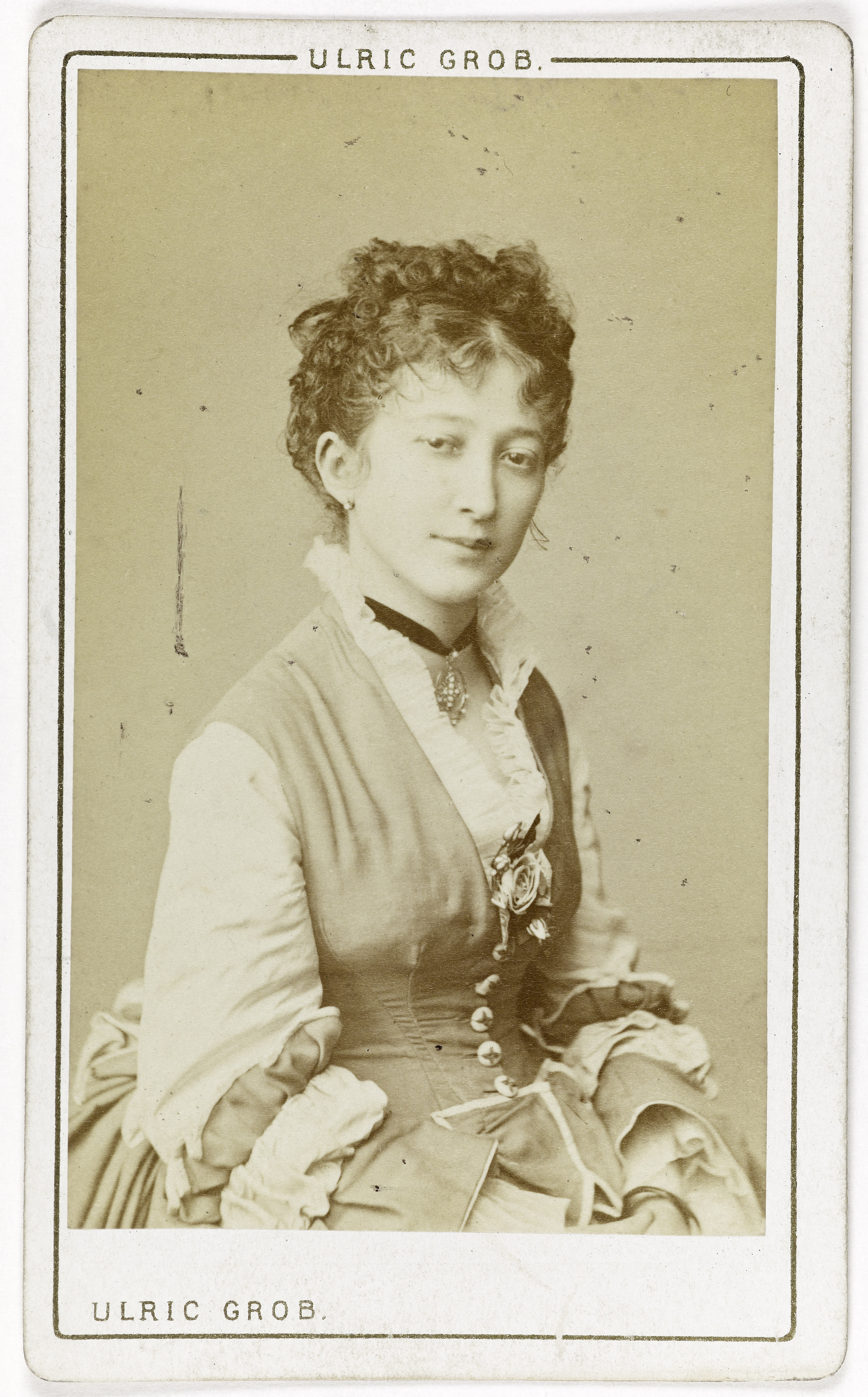 Ulric Grob, Portrait de Marsan, actrice au Théâtre du Palais Royal.
