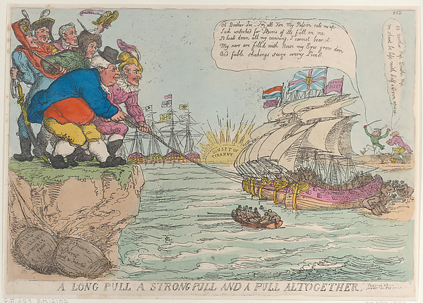 Thomas Rowlandson, A Long Pull A Strong Pull and a Pull Altogether