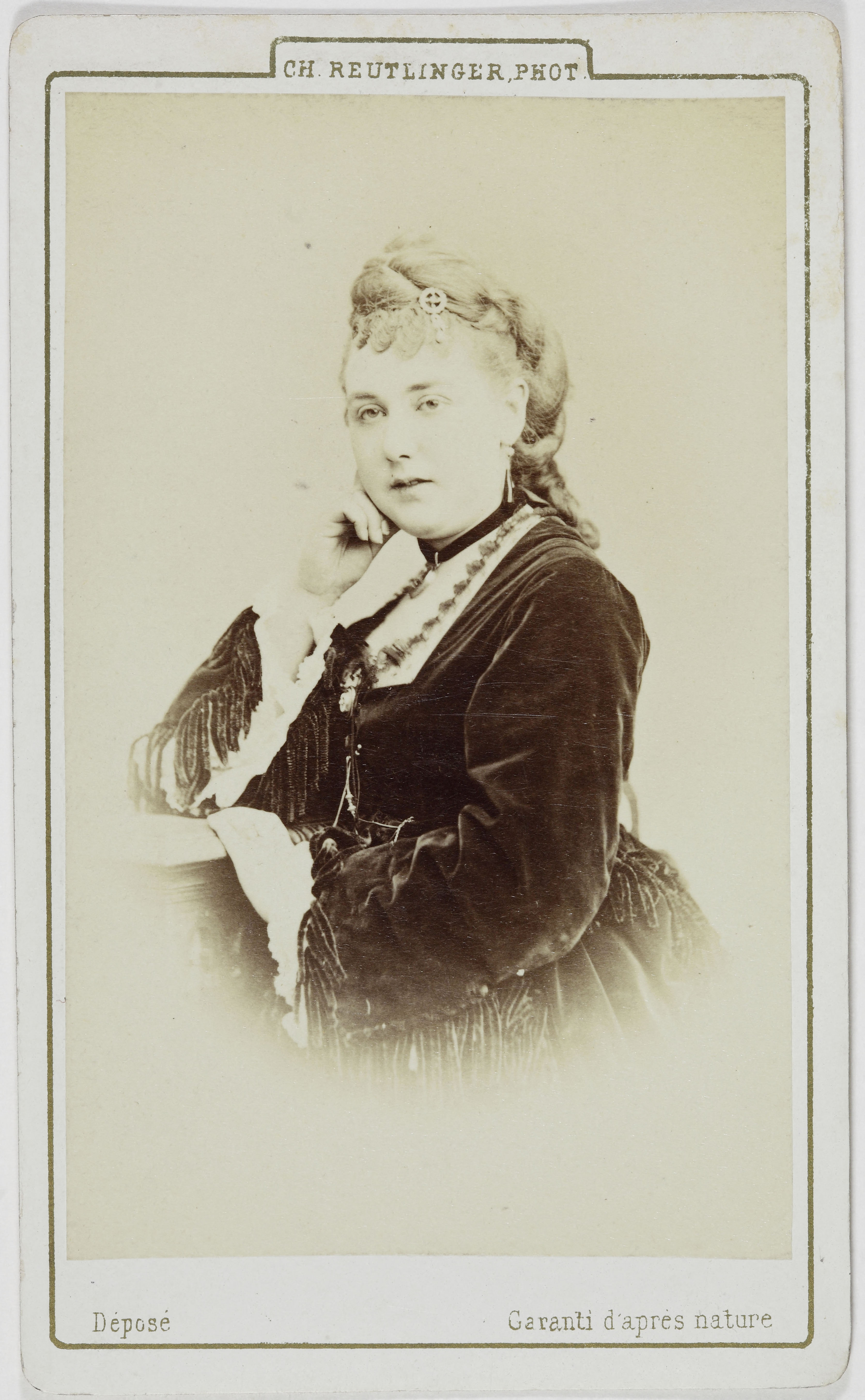 Charles Reutlinger, Portrait d'Anita, (actrice)