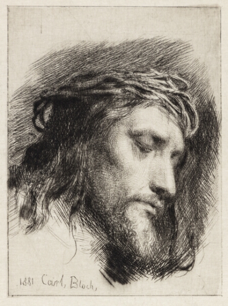 Carl Bloch, Tornekronet Kristushoved