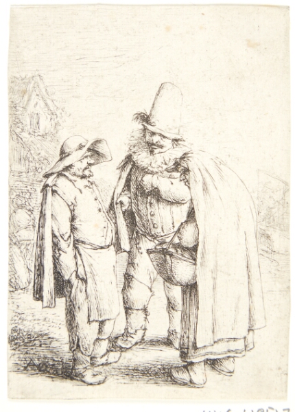 Adriaen van Ostade, Kvaksalver i samtale med et bondepar