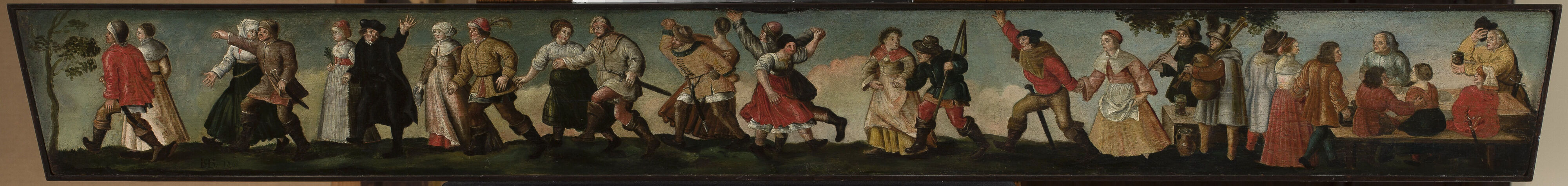 Hans Sebald Beham, Processing of dancing pairs