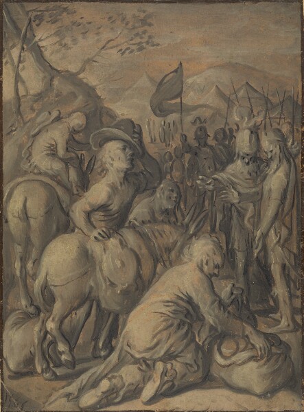 Joachim Beuckelaer, The Trickery of the Gibeonites