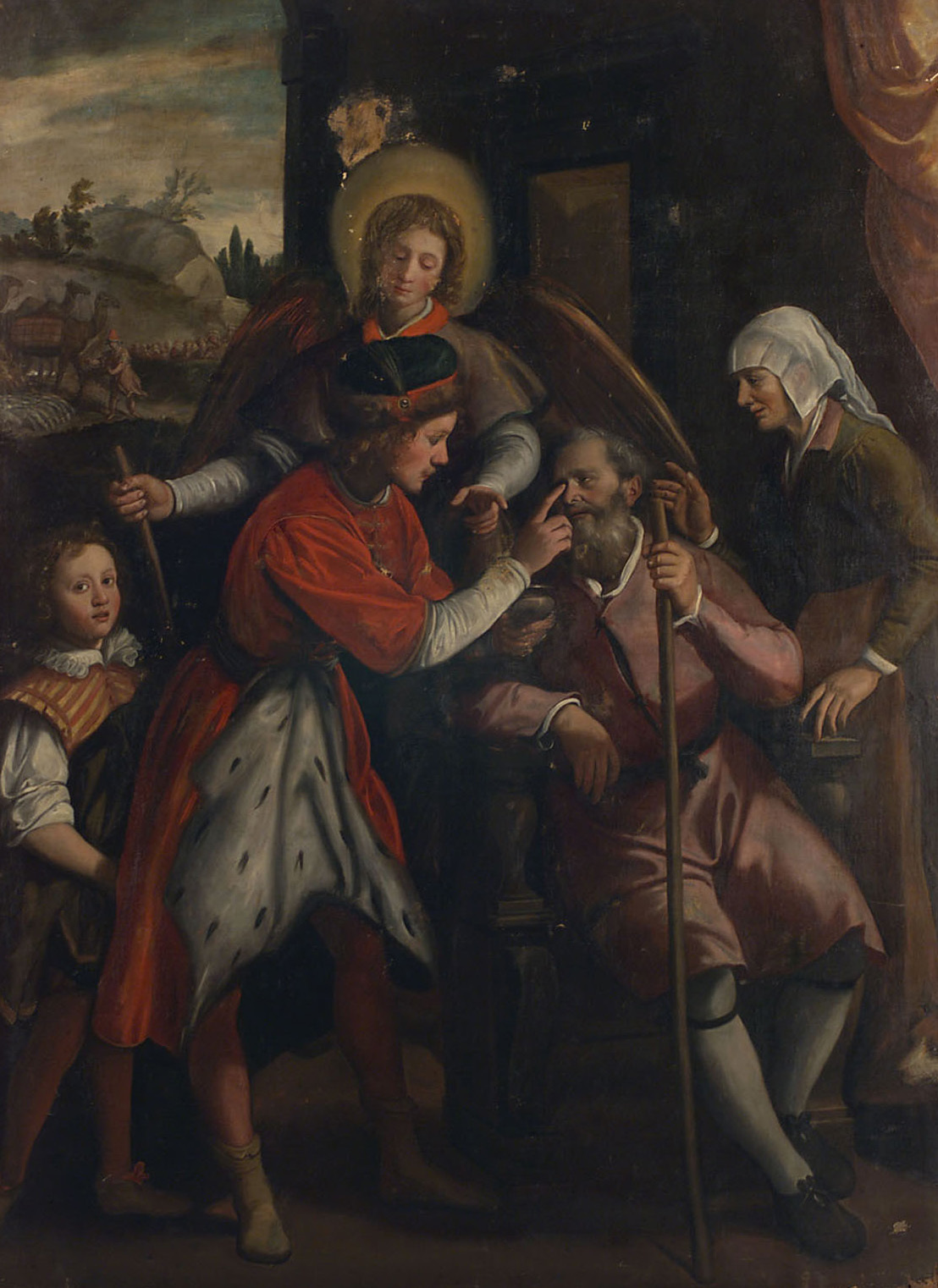 Santi di Tito, Tobias heals his blind father