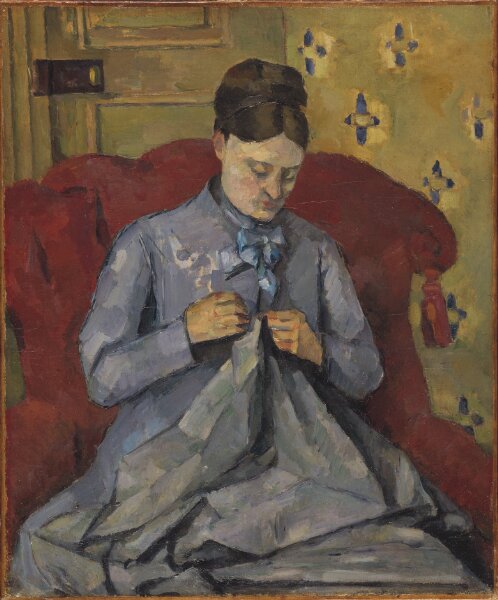 Paul Cézanne, Porträtt av konstnärens hustru