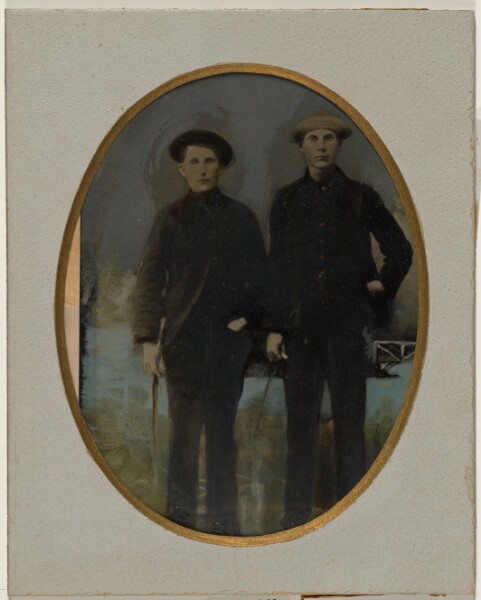 Unknown, [Portrait of two men]