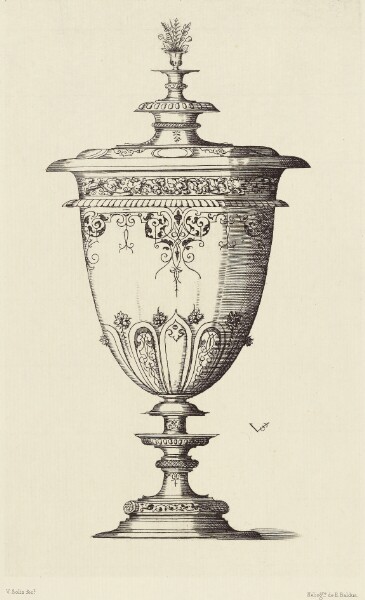 Édouard Baldus, [Design for a Vase by Virgil Solis]