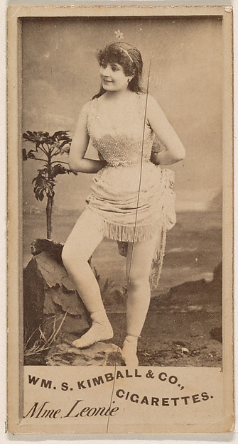 William S. Kimball & Company, Mme. Leonie, from the Actresses series (N203) issued by Wm. S. Kimball & Co.