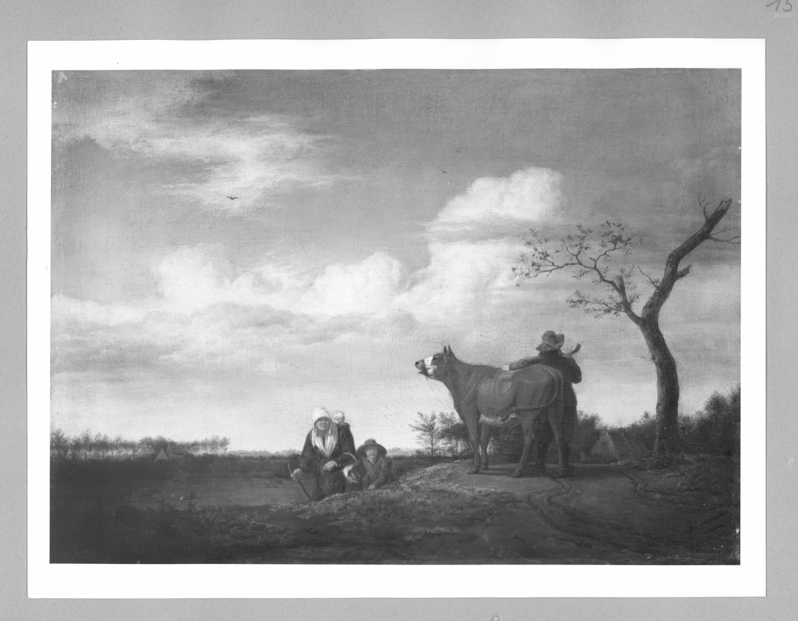 Adriaen van de Velde, bull on the meadow