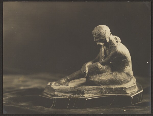 Louis Fleckenstein, [Sculpture of Thinking Woman]