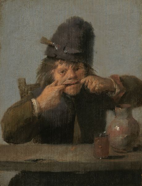 Adriaen Brouwer, Youth Making a Face
