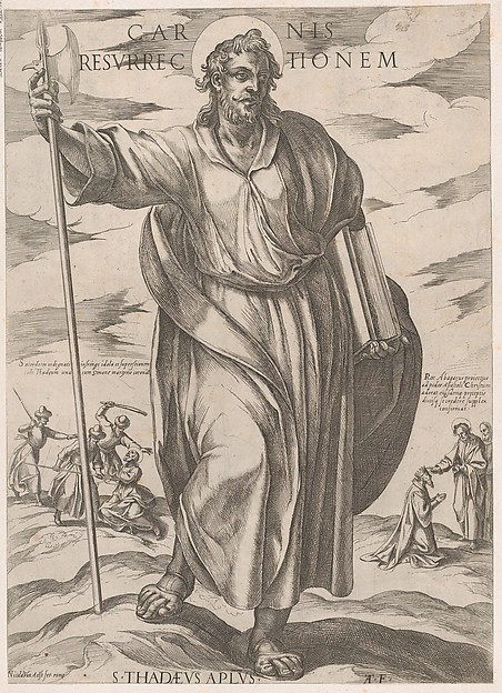 Antonio Tempesta, St. Judas Thaddeus, from "Christ, Mary, and the Apostles"