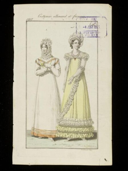 Unknown, Costumes Allemands et Francois