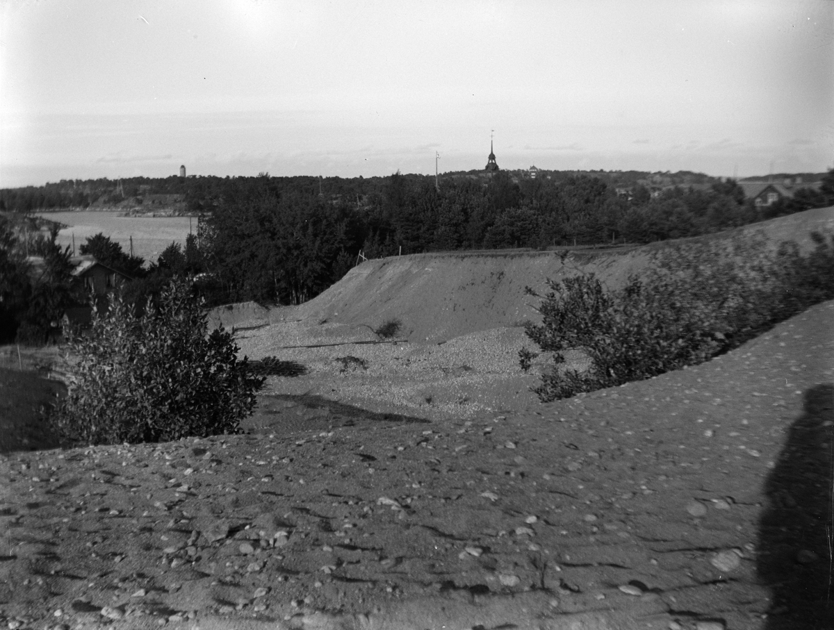 August Fredrik Schagerström, Strand vid Sandhamn, Stockhoms skärgård augusti 1927