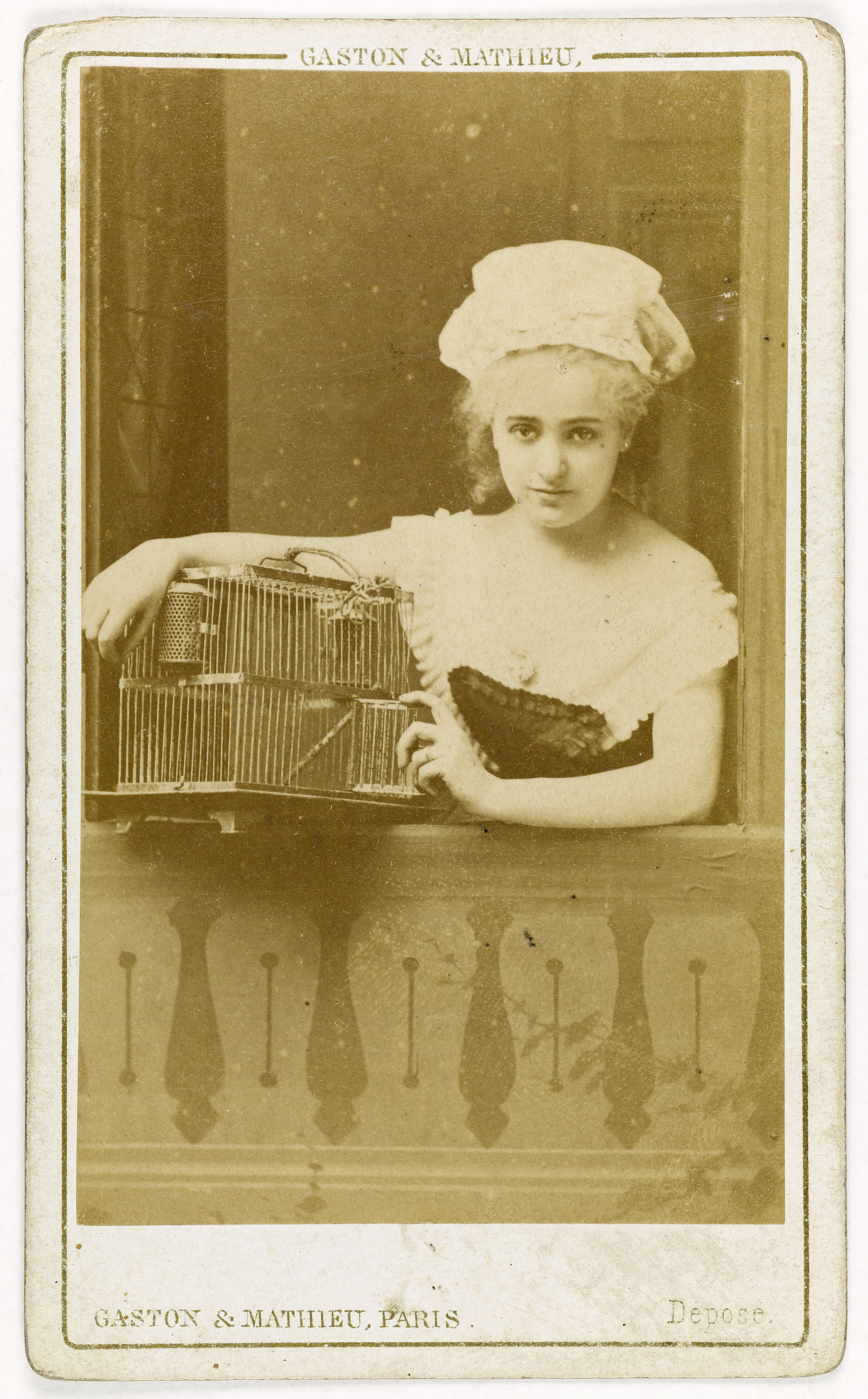 Gaston & Mathieu, Portrait de Théo, (Cécile Piccolo, épouse de Mr Vacher, dite), (1854-après 1901), (actrice)