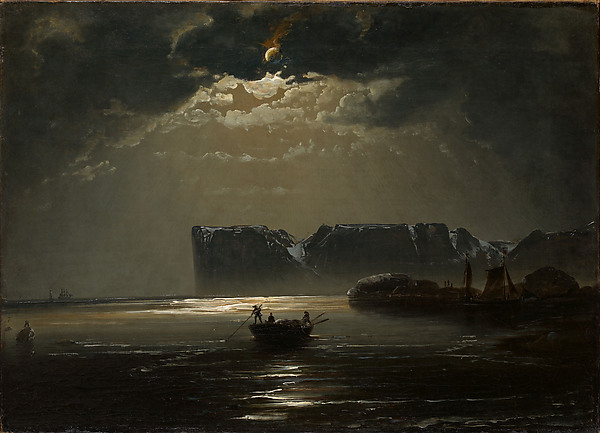 Peder Balke, The North Cape by Moonlight