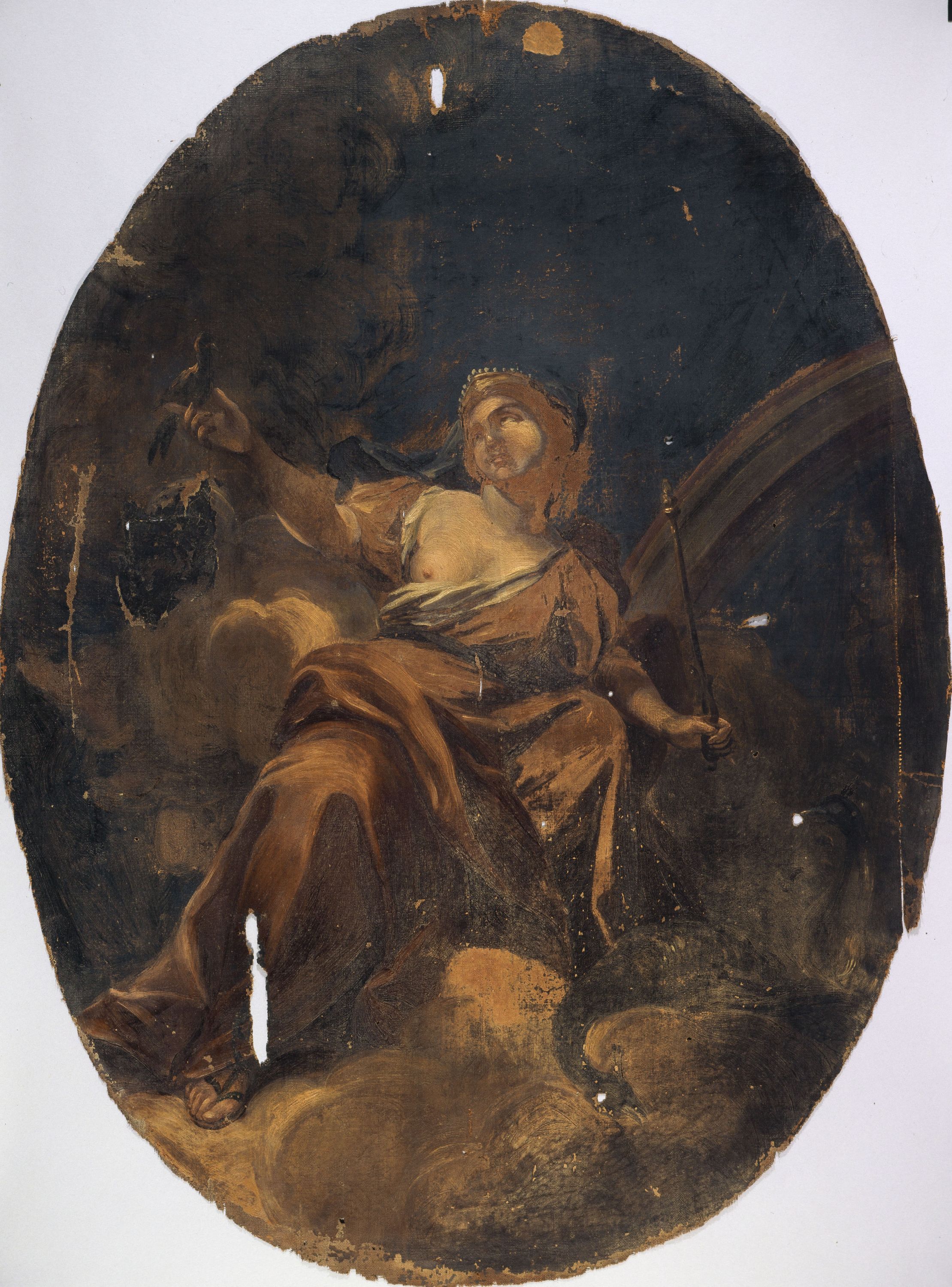 Anonyme, Junon. Décor pour un hôtel de la rue des Bernardins, actuel 5ème arrondissement.