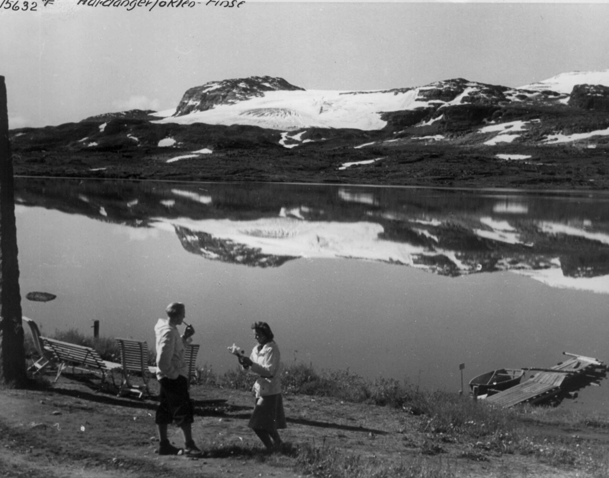 Anders Beer Wilse, Wilse original, Hardangerjokulen, Finsevatnet