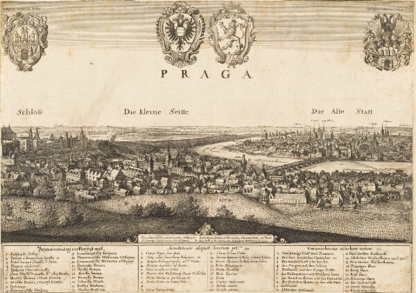 Wenceslaus Hollar, Stort prospekt af Prag