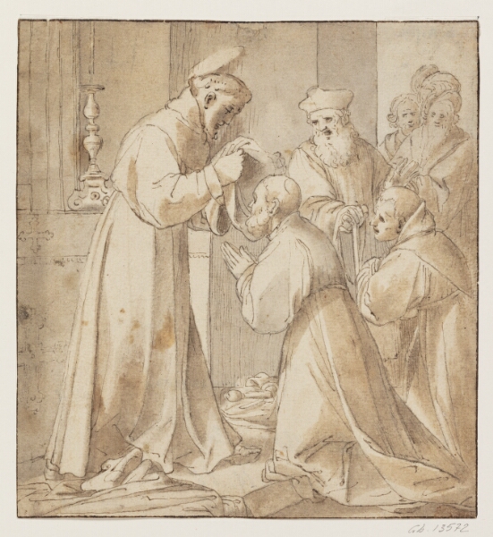 Camillo Procaccini, Den hellige Frans af Assisi indvier nye munke?