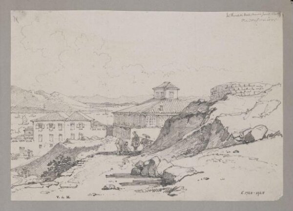 George Chinnery, The Rev. Mr. Vatchell's house (formerly Mr. Thornhill's), Macao