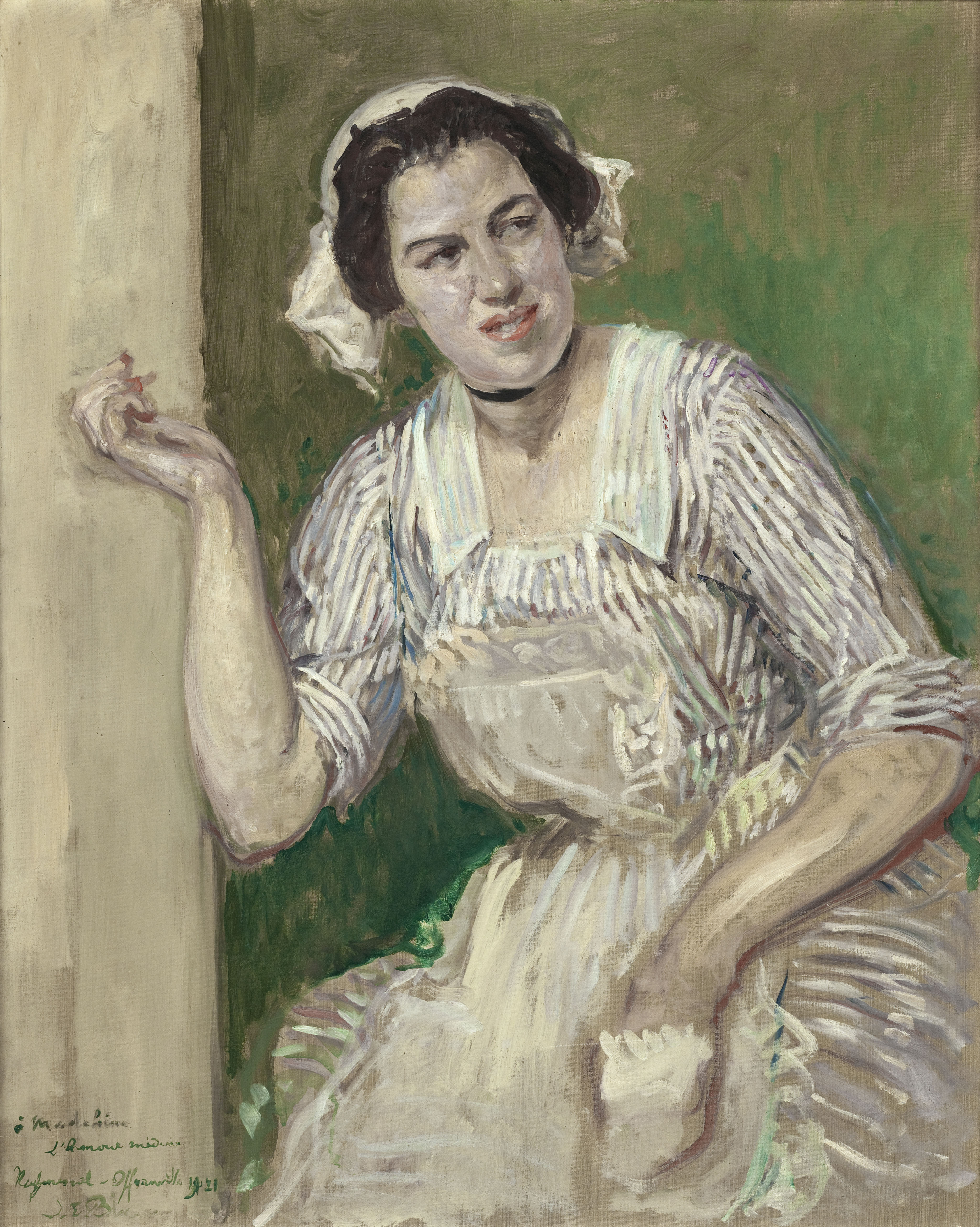 Jacques-Émile Blanche, Portrait de Madeleine Pissard en Roxane (l'amour médecin)
