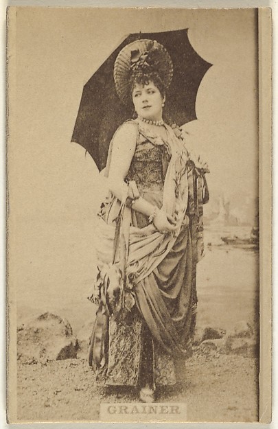 W. Duke, Sons & Co., Miss Grainer, from the Actors and Actresses series (N145-7) issued by Duke Sons & Co. to promote Duke Cigarettes
