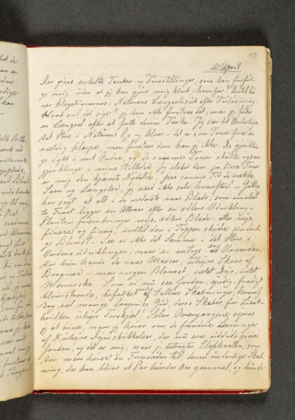 Johan Thomas Lundbye, Dagbog. Side 49
