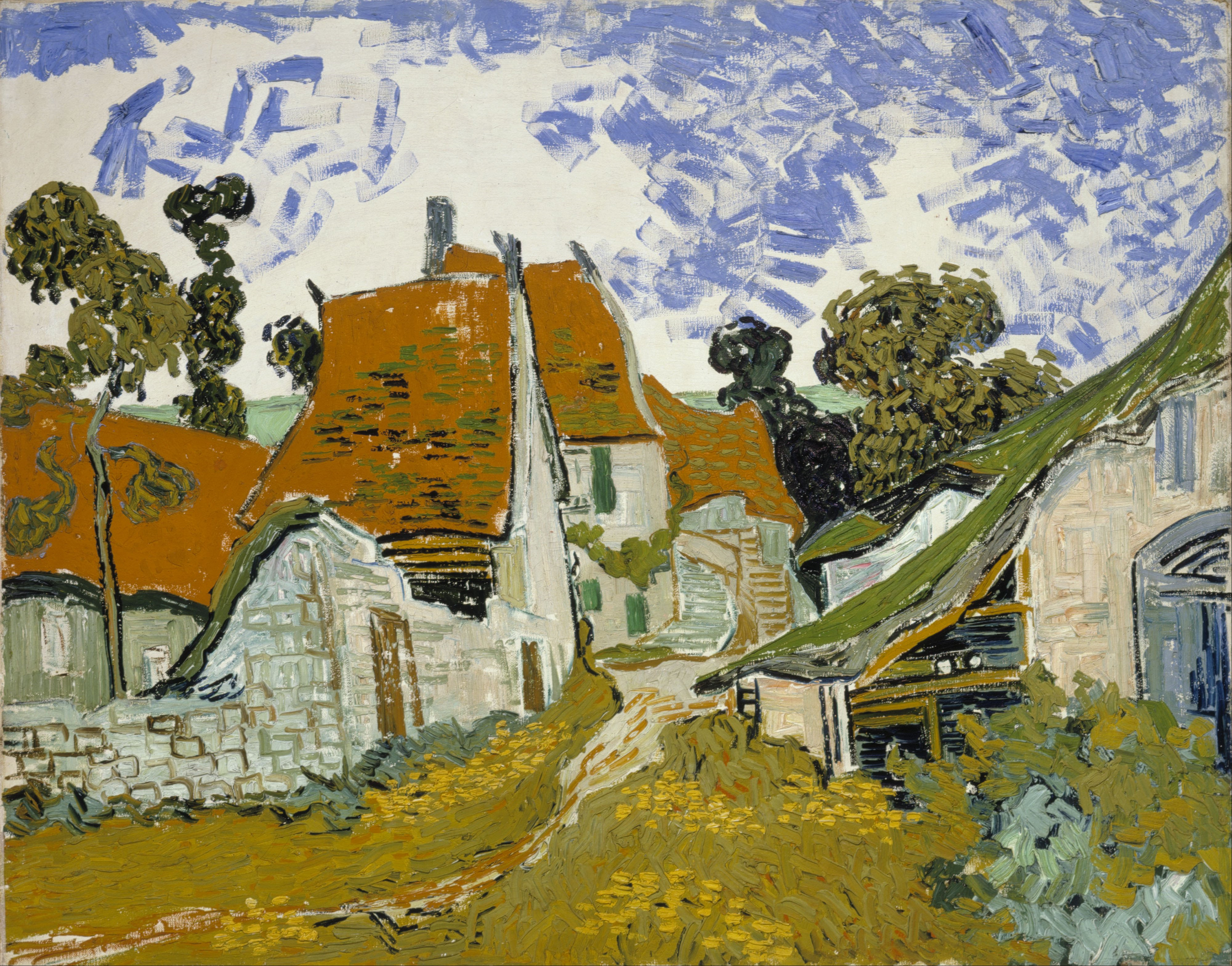 Vincent van Gogh, Street in Auvers-sur-Oise