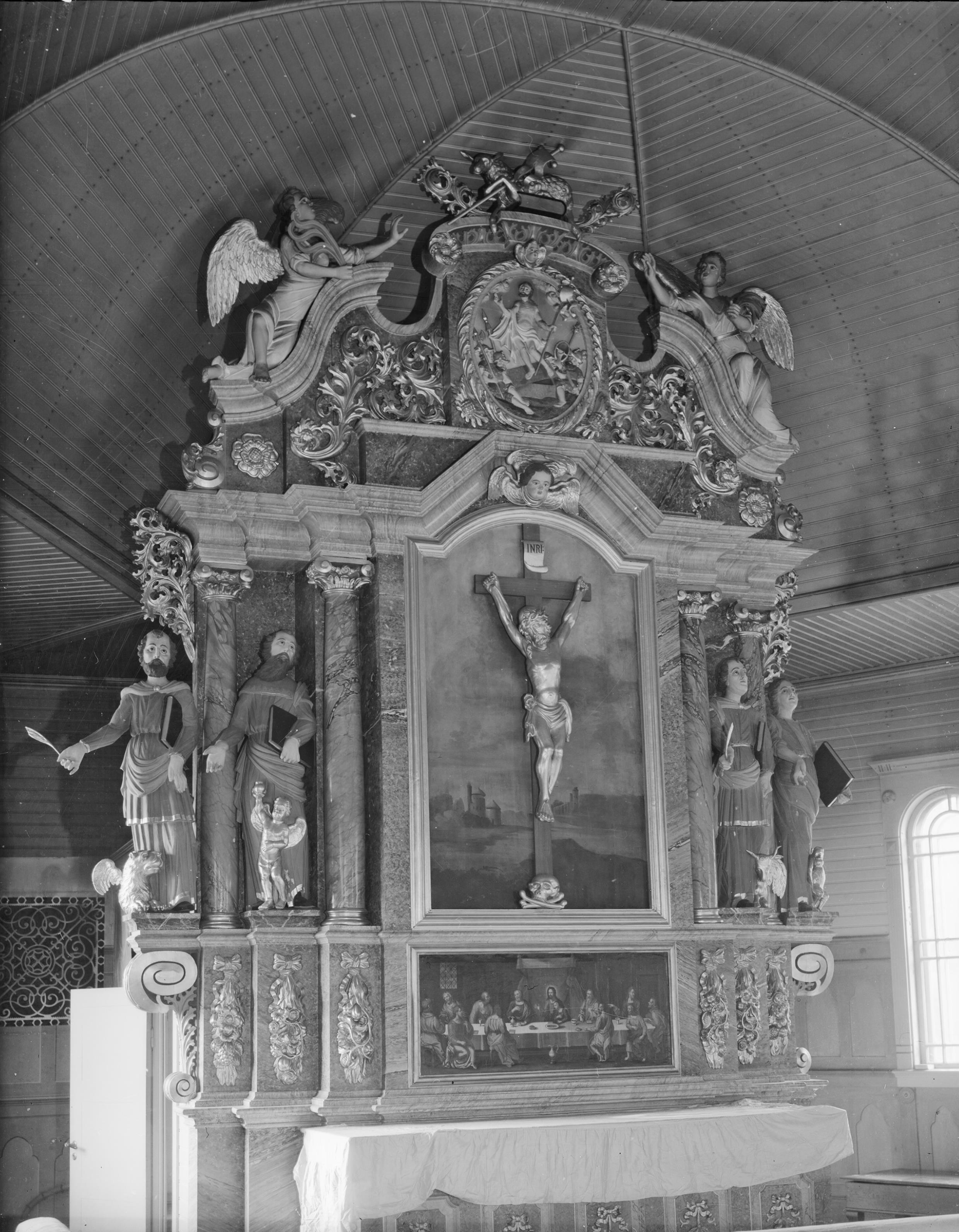 Olle Hellström, Nyeds kyrka