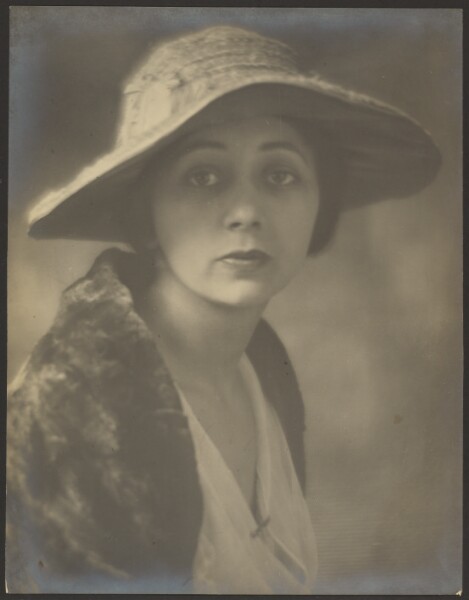 Louis Fleckenstein, [Portrait of a Woman In Fur Capelet]