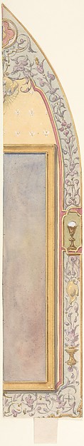 Jules-Edmond-Charles Lachaise, Design for Arched Window, Farnborough