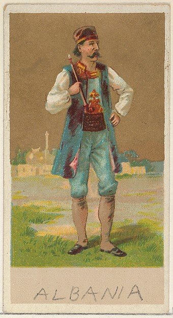 Allen & Ginter, Albania, from the Natives in Costume series (N16), Teofani Issue, for Allen & Ginter Cigarettes Brands