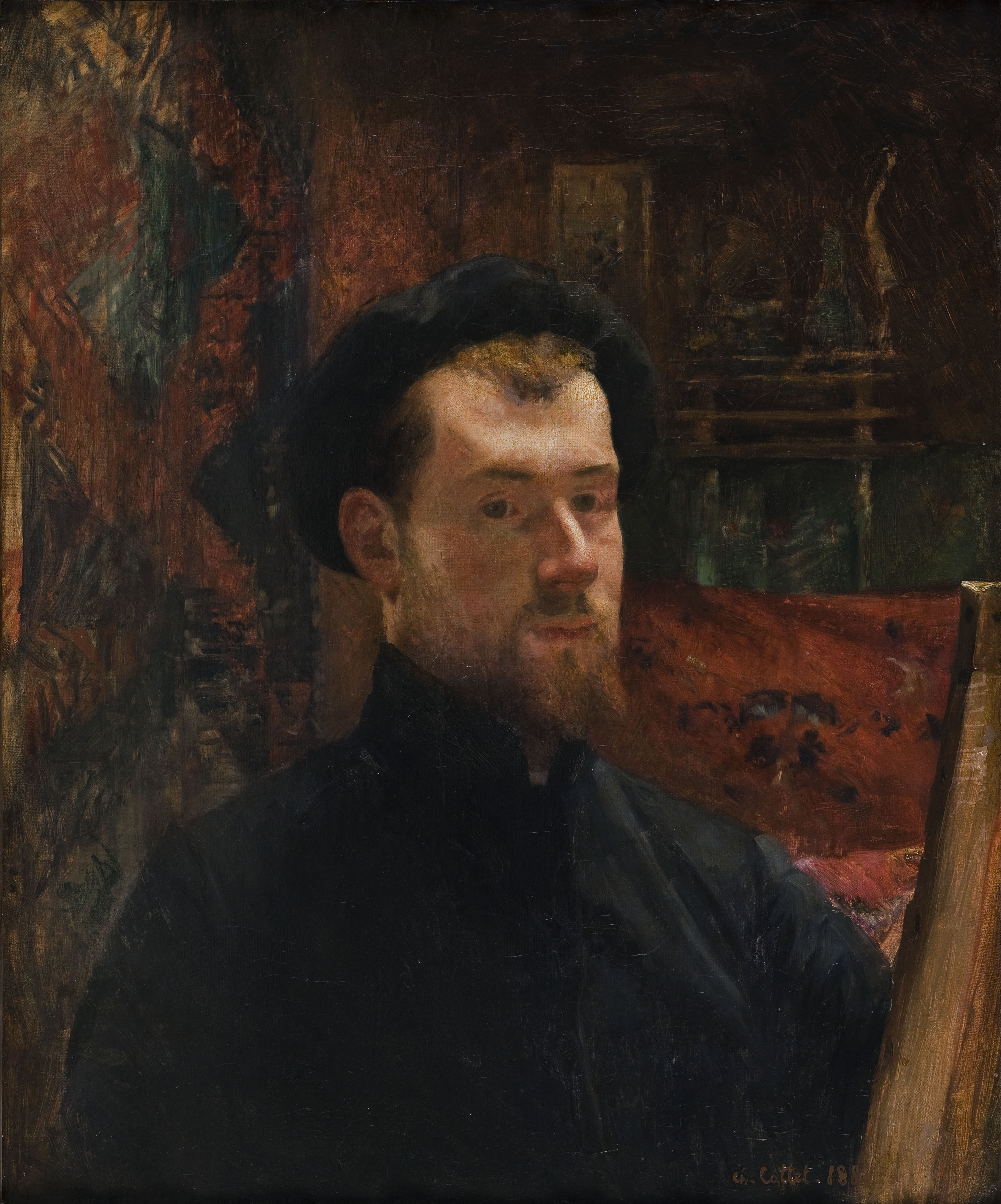 Charles Cottet, Autoportrait